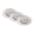 Briloner 7257-039 - SET 3x LED Kopalniška vgradna svetilka ATTACH LED/4,5W/230V IP44