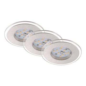 Briloner 7257-039 - SET 3x LED Kopalniška vgradna svetilka ATTACH LED/4,5W/230V IP44