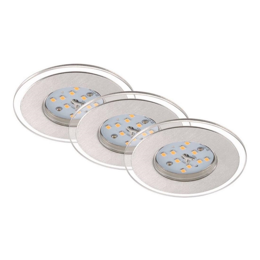 Briloner 7257-039 - SET 3x LED Kopalniška vgradna svetilka ATTACH LED/4,5W/230V IP44