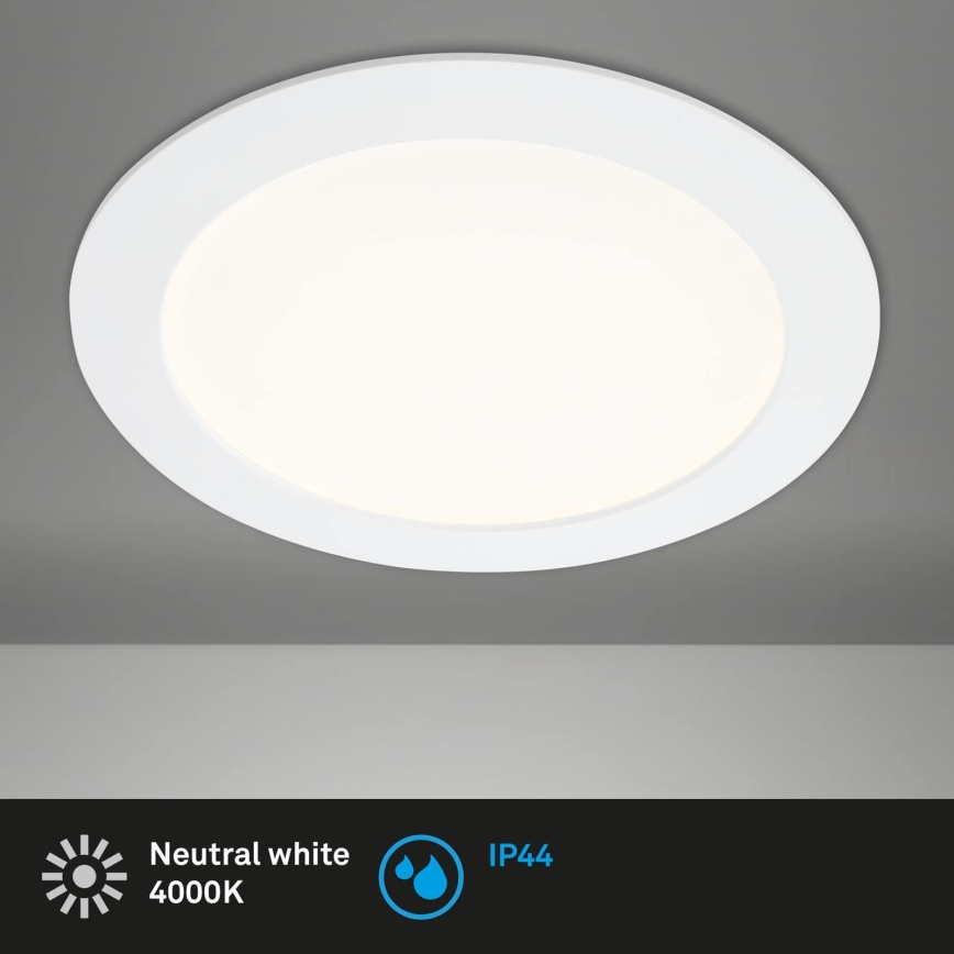 Briloner 7286-016 - LED Kopalniška vgradna svetilka LED/12W/230V IP44