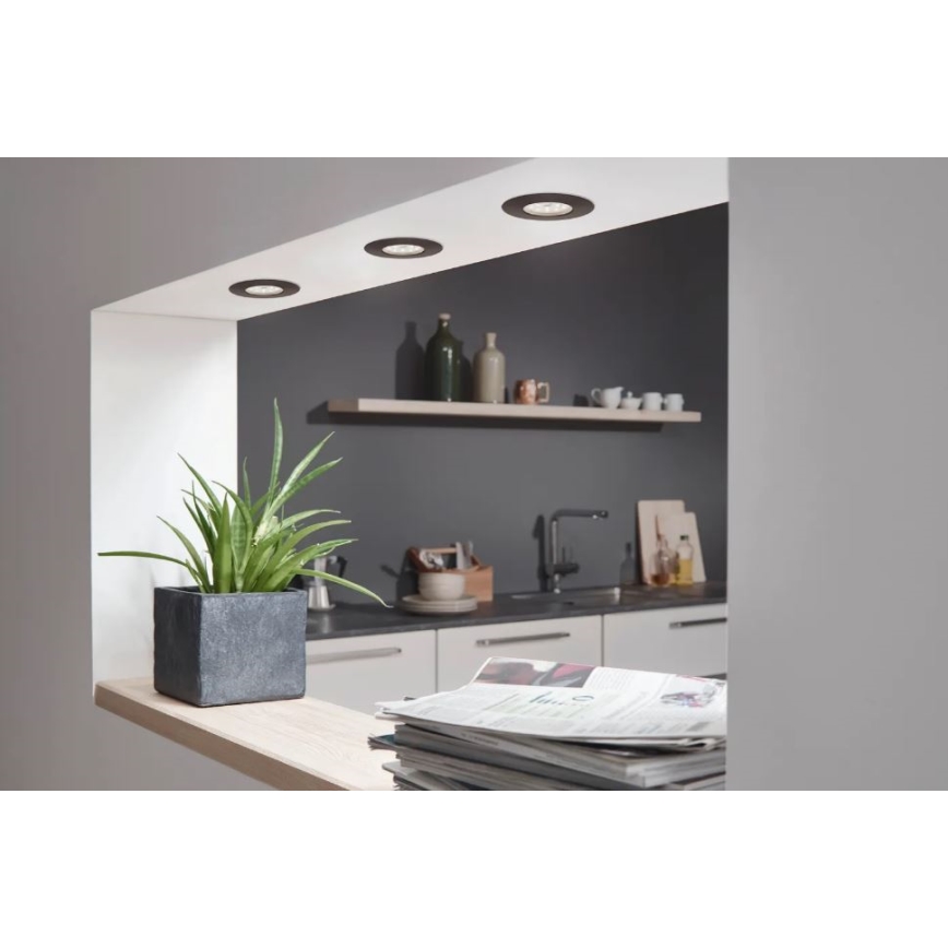 Briloner 7295-011 - LED Zatemnitven bathroom vgradna svetilka ATTACH LED/6,5W/230V IP44