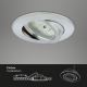 Briloner 7296-019 - LED Zatemnitvena kopalniška vgradna svetilka LED/6,5W/230V IP23