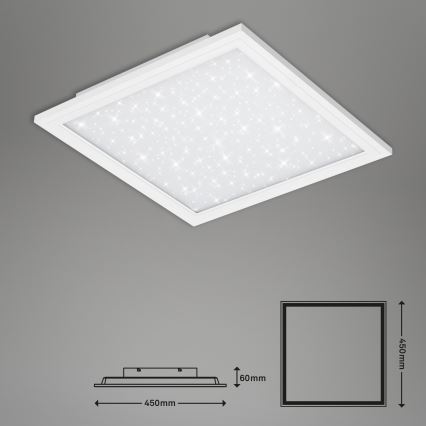 Briloner 7302-016 - LED Zatemnitvena stropna svetilka STARRY SKY LED/23W/230V 3000-6000K + Daljinski upravljalnik