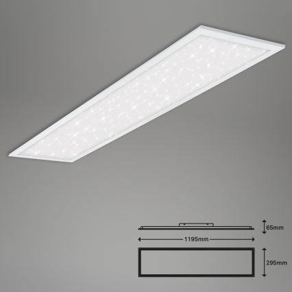 Briloner 7304-016 - LED Zatemnitvena stropna svetilka STARRY SKY LED/36W/230V 3000-6000K + Daljinski upravljalnik