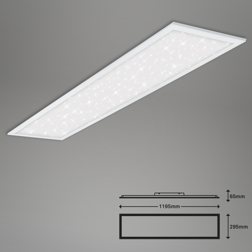 Briloner 7304-016 - LED Zatemnitvena stropna svetilka STARRY SKY LED/36W/230V 3000-6000K + Daljinski upravljalnik