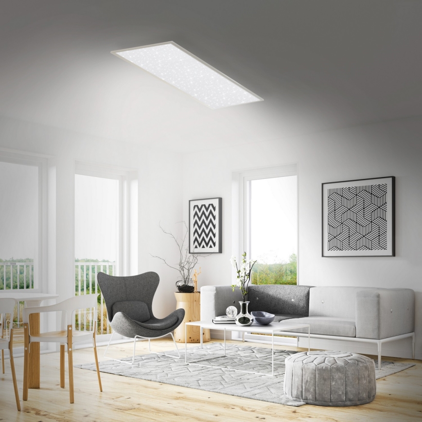 Briloner 7308-016 - LED Zatemnitvena stropna svetilka STARRY SKY LED/24W/230V 3000-6000K + Daljinski upravljalnik