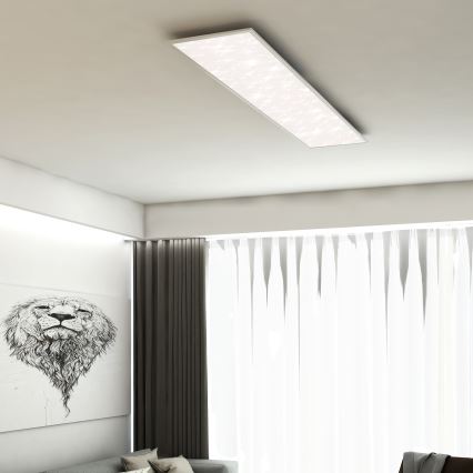 Briloner 7308-016 - LED Zatemnitvena stropna svetilka STARRY SKY LED/24W/230V 3000-6000K + Daljinski upravljalnik