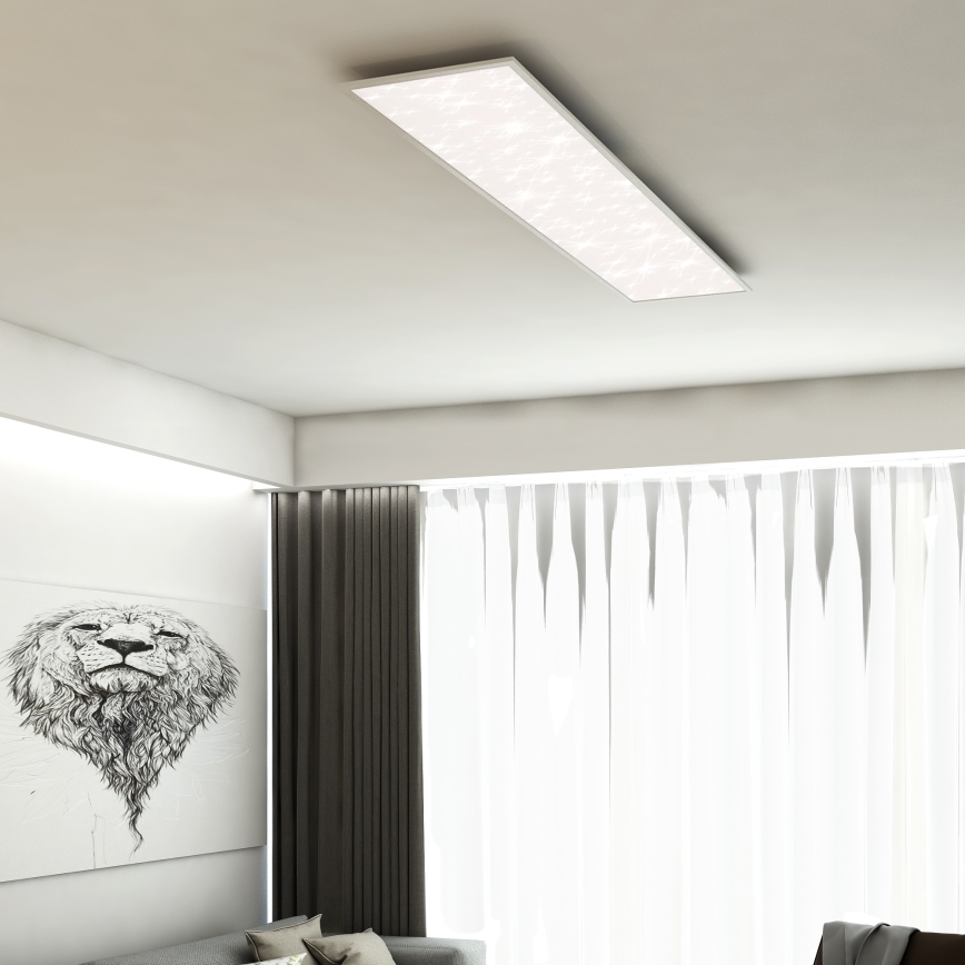 Briloner 7308-016 - LED Zatemnitvena stropna svetilka STARRY SKY LED/24W/230V 3000-6000K + Daljinski upravljalnik