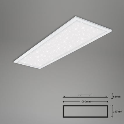 Briloner 7308-016 - LED Zatemnitvena stropna svetilka STARRY SKY LED/24W/230V 3000-6000K + Daljinski upravljalnik