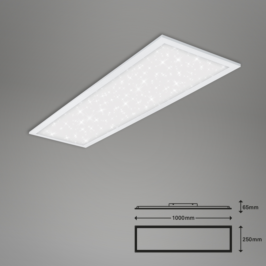 Briloner 7308-016 - LED Zatemnitvena stropna svetilka STARRY SKY LED/24W/230V 3000-6000K + Daljinski upravljalnik