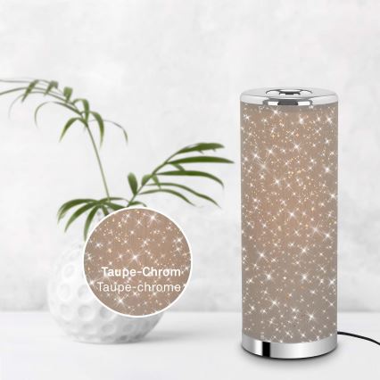 Briloner 7334-011 - LED Namizna svetilka STARRY SKY 1xGU10/5W/230V rjava