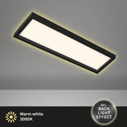 Briloner 7365-015 - LED Stropna svetilka CADRE LED/22W/230V 58,2x20,2 cm črna