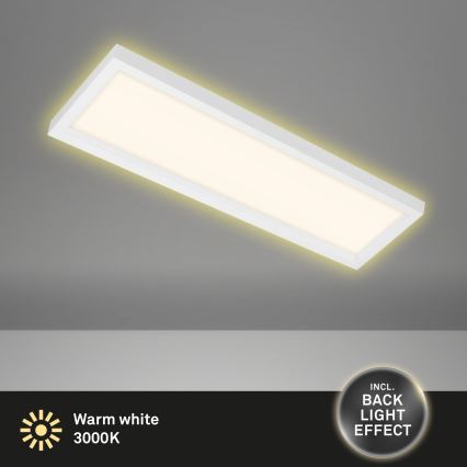 Briloner 7365-016 - LED Stropna svetilka CADRE LED/22W/230V 58,2x20,2 cm bela