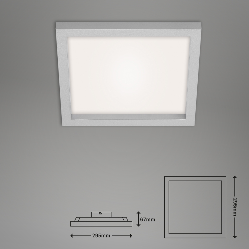 Briloner 7370-014 - LED Zatemnitvena stropna svetilka LED/18W/230V 3000-6500K + daljinski upravljalnik
