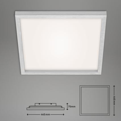 Briloner 7371-014 - LED Zatemnitvena stropna svetilka LED/24W/230V 3000-6500K + daljinski upravljalnik