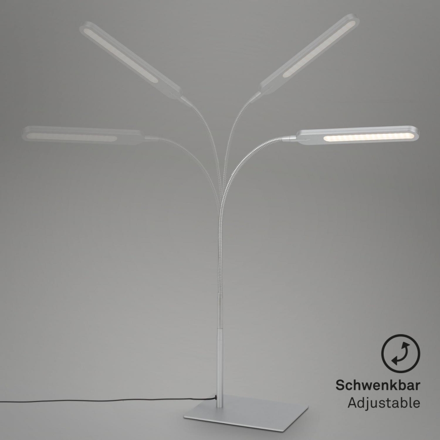 Briloner 7389-014 - LED Zatemnitven na dotik flexible namizna svetilka SERVO LED/8W/230V 3000/4000/6500K