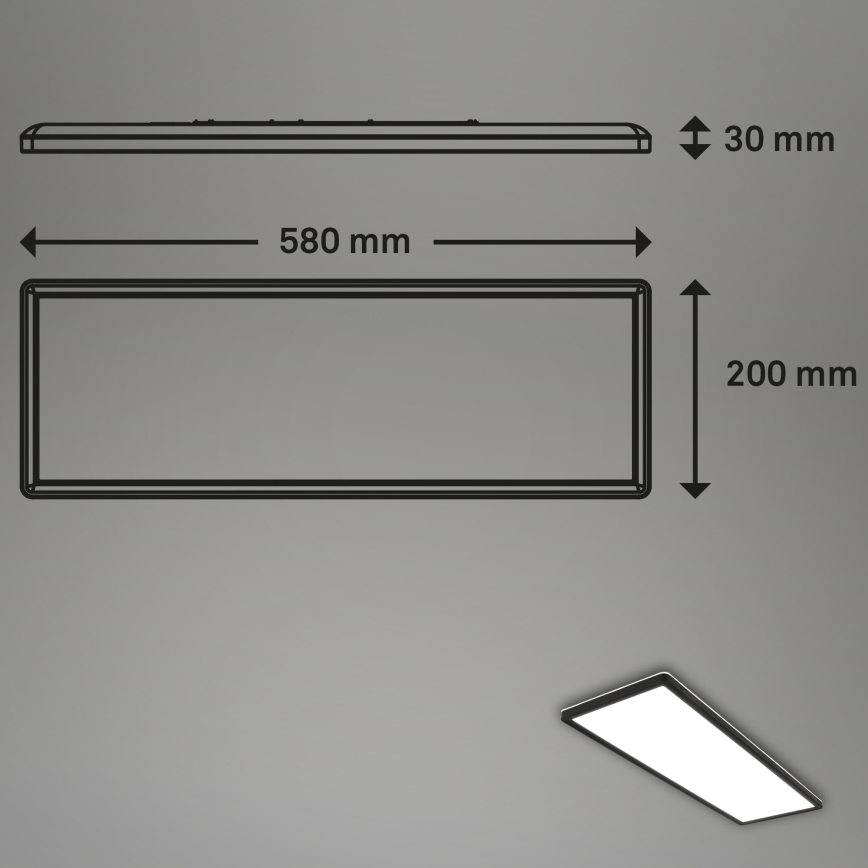 Briloner 7402-415 - LED Stropna svetilka SLIM LED/22W/230V
