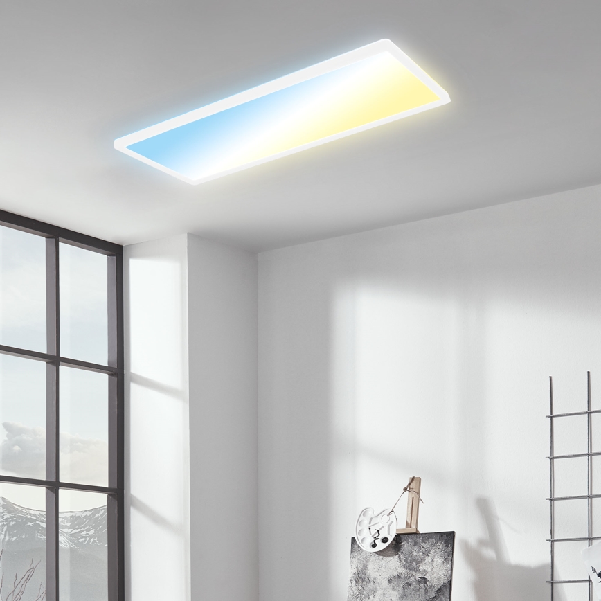 Briloner 7403-016 - LED Zatemnitvena stropna svetilka SLIM LED/23W/230V 2700-6500K + Daljinski upravljalnik