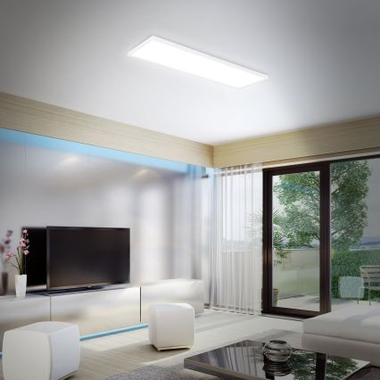 Briloner 7404-016 - LED RGBW zatemnjevalni nadometni panel LED/22W/230V 4000K + daljinski upravljalnik