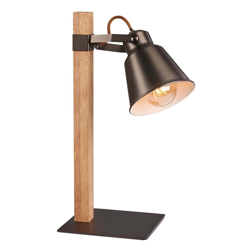 Briloner 7406-014 - Namizna svetilka TALE 1xE27/25W/230V rjava