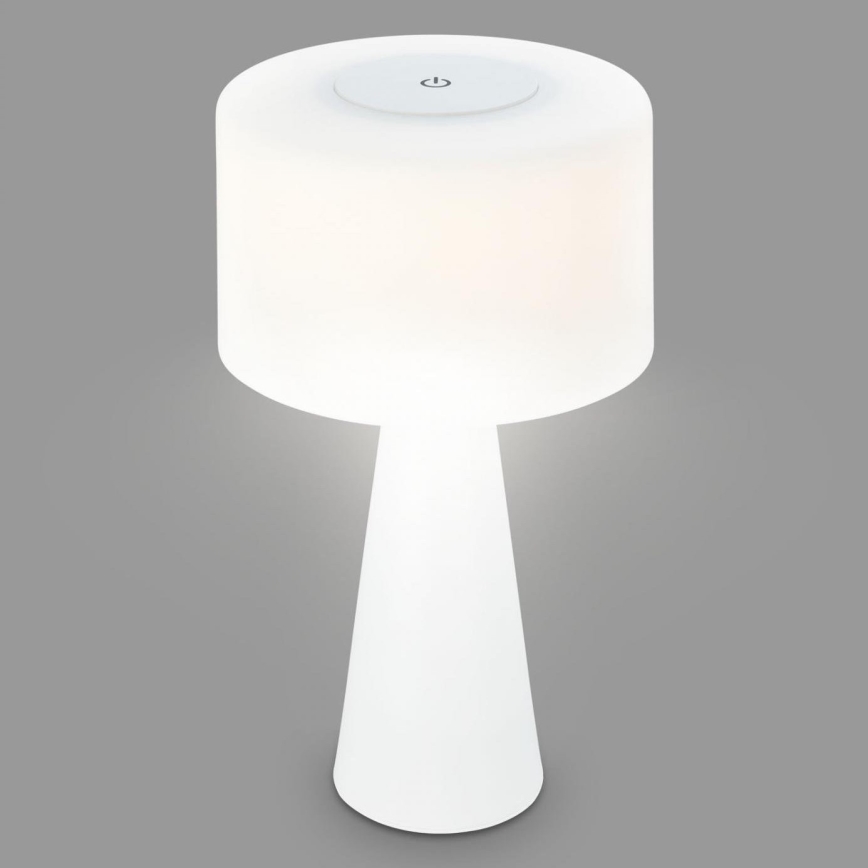 Briloner 7420016 - LED Zatemnitven polnilni na dotik zunanji namizna svetilka LED/4W/5V IP44 3000K bela