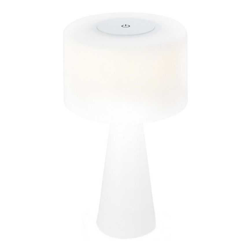 Briloner 7420016 - LED Zatemnitven polnilni na dotik zunanji namizna svetilka LED/4W/5V IP44 3000K bela