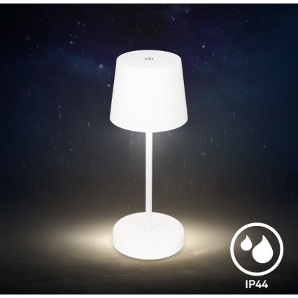 Briloner 7423016 - LED Zatemnitvena polnilna zunanja namizna svetilka LED/2,6W/5V 2000mAh IP44 bela