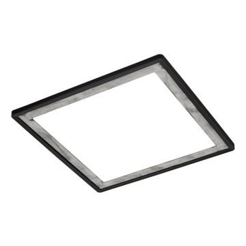 Briloner 7457-414 - LED stropna svetilka SLIM LED/18W/230V 4000K 29x29 cm črna