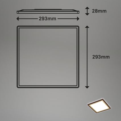 Briloner 7457-417 - LED Stropna svetilka DECO LED/18W/230V