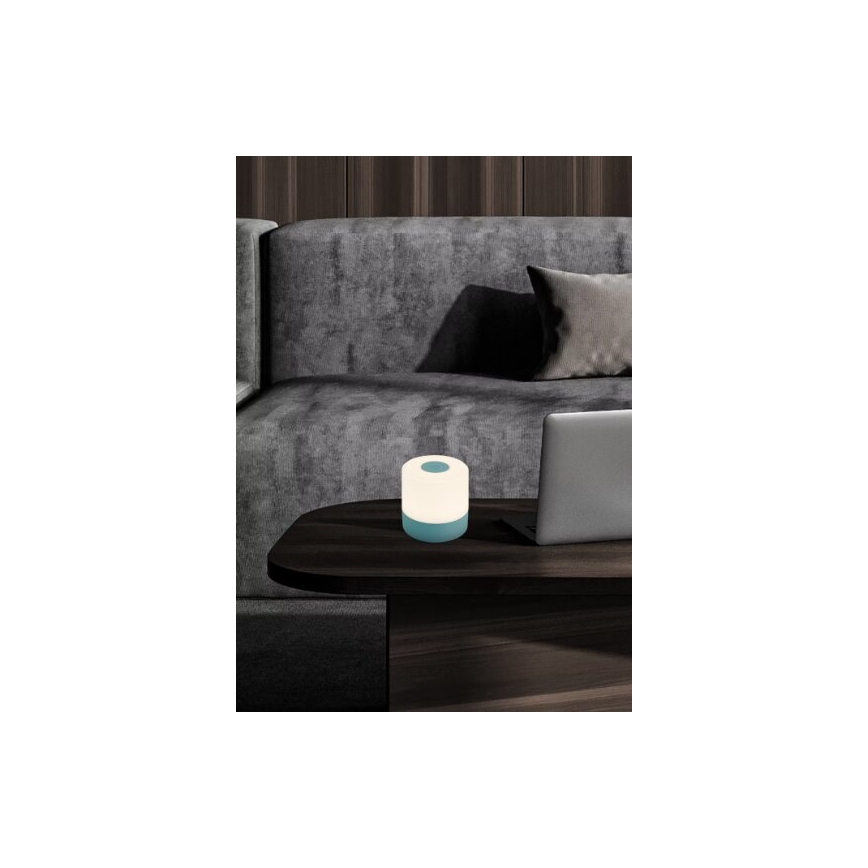 Briloner 7461010 - LED Zatemnitvena polnilna zunanja namizna svetilka LED/2W/5V IP44 1200 mAh modra