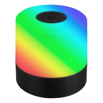 Briloner 7462015 - LED RGB Polnilni zunanja namizna svetilka LED/1,5W/5V IP44 črna