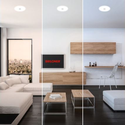 Briloner 7482019 - LED vgradna stropna svetilka za kopalnico LED/14W/230V 3000/4000/6500K IP44 bela