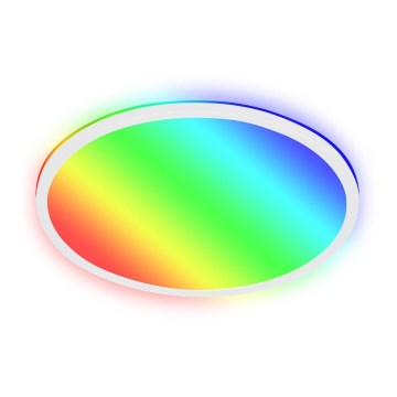Briloner 7494016 - LED RGBW stropna svetilka s funkcijo zatemnitve SMART LED/22W/230V 4000K Ø 42 cm Wi‑Fi Tuya + daljinski upravljalnik