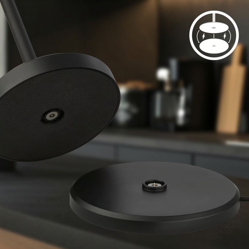 Briloner 7521015 - LED z možnostjo zatemnjevanja zunanja polnilna namizna svetilka SIGO LED/2,5W/5V IP44 2600 mAh črna