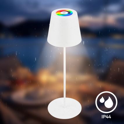 Briloner 7559016 - LED RGB zatemnljiva polnilna zunanja namizna svetilka COLORIS LED/3,5W/5V IP44 2000 mAh Wi-Fi Tuya