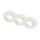 Briloner 7586036 - Komplet 3 LED vgradnih kopalniških svetilk KLIRA, LED/4,9W/230V, 2500/3000/4000K, IP23, bela