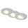 Briloner 7598032 - SET 3x LED Kopalniška vgradna svetilka LED/4,9W/230V IP44 2700/4000/6500K mat krom