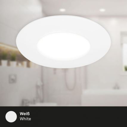Briloner 7598036 - SET 3x LED Kopalniška vgradna svetilka LED/4,9W/230V IP44 2700/4000/6500K bela