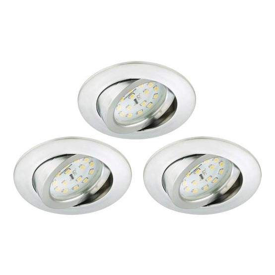 Briloner 8312-039 - SET 3x LED Kopalniška vgradna svetilka LED/5W/230V IP23