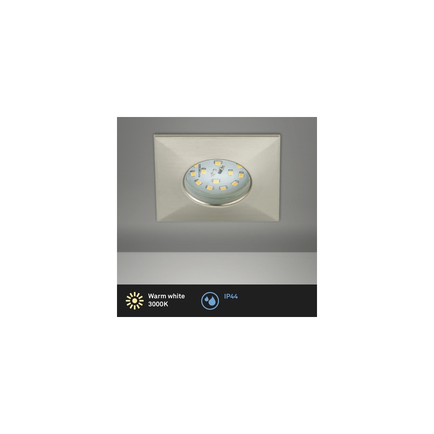 Briloner 8313-012 - LED Kopalniška vgradna svetilka LED/5W/230V IP44 mat krom