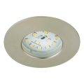 Briloner 8316-012 - LED zatemnljivo kopalniško vgradno stropno svetilo LED/5,5W/230V IP44 matni krom