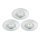 Briloner 8316-039-SET 3x LED Zatemnitvena kopalniška vgradna svetilka LED/5,5W/230V IP44