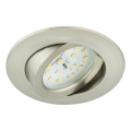 Briloner 8317-012 - LED zatemnljivo kopalniško vgradno stropno svetilo LED/5,5W/230V IP23 mat krom