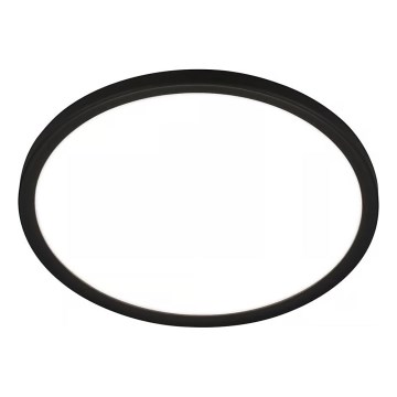 Briloner - LED kopalniško stropno svetilo s senzorjem gibanja MOVE LED/18W/230V IP44 Ø 29 cm črne barve