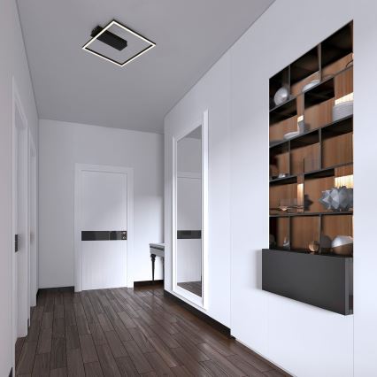 Briloner - LED stropna svetilka FRAME LED/14W/230V 3000K 30x32 cm črna