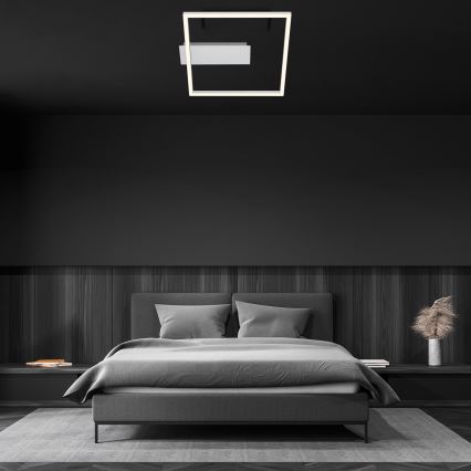 Briloner - LED stropna svetilka FRAME LED/14W/230V 3000K 30x32 cm mat krom