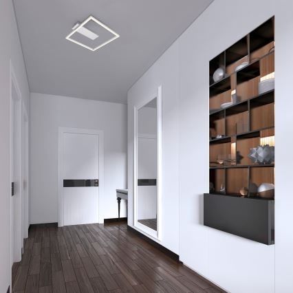 Briloner - LED stropna svetilka FRAME LED/14W/230V 3000K 30x32 cm mat krom
