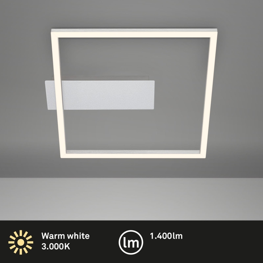 Briloner - LED stropna svetilka FRAME LED/14W/230V 3000K 30x32 cm mat krom
