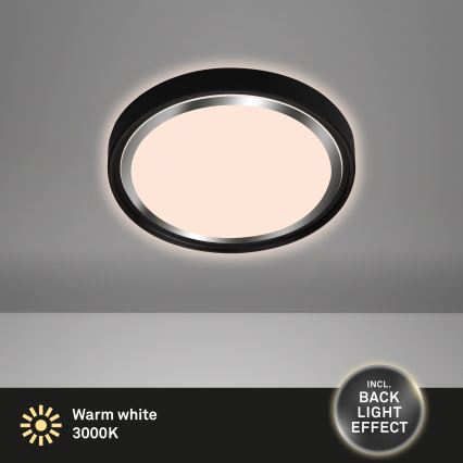 Briloner - LED Stropna svetilka KAHIKO LED/15W/230V črna