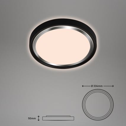 Briloner - LED Stropna svetilka KAHIKO LED/15W/230V črna